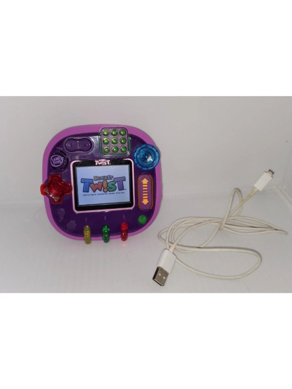 Leap Frog Rock It Twist Handheld Electronic Learning Game System Purple 2019 - Picture 2 of 9